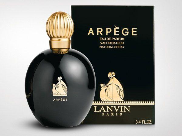 Lanvin Arpège v kultovním černozlatém balení (zdroj: bit.ly/1S6WscP, citováno dne 27.7. 2015)